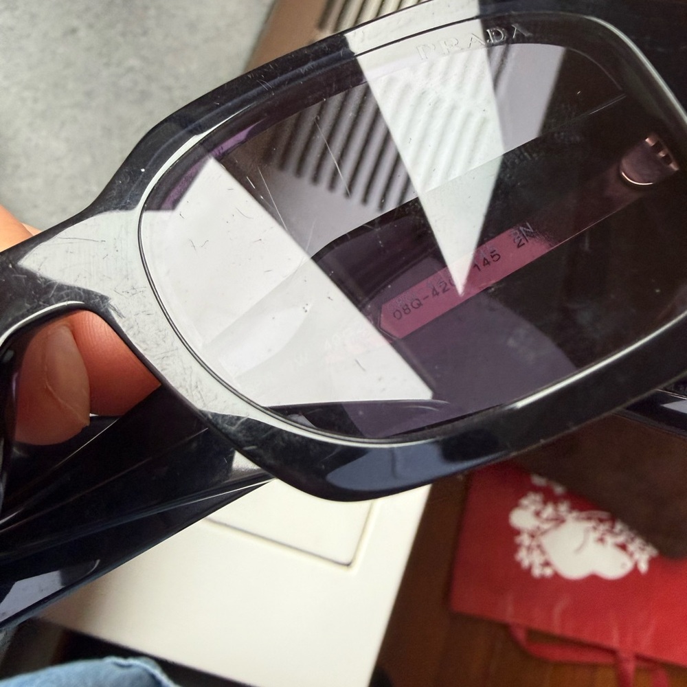 Prada Dark Blue Symbole Sunglasses - Picture 7 of 7